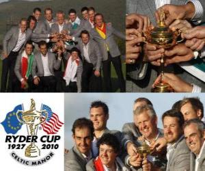 пазл Европа победы в Кубке Райдера 2010